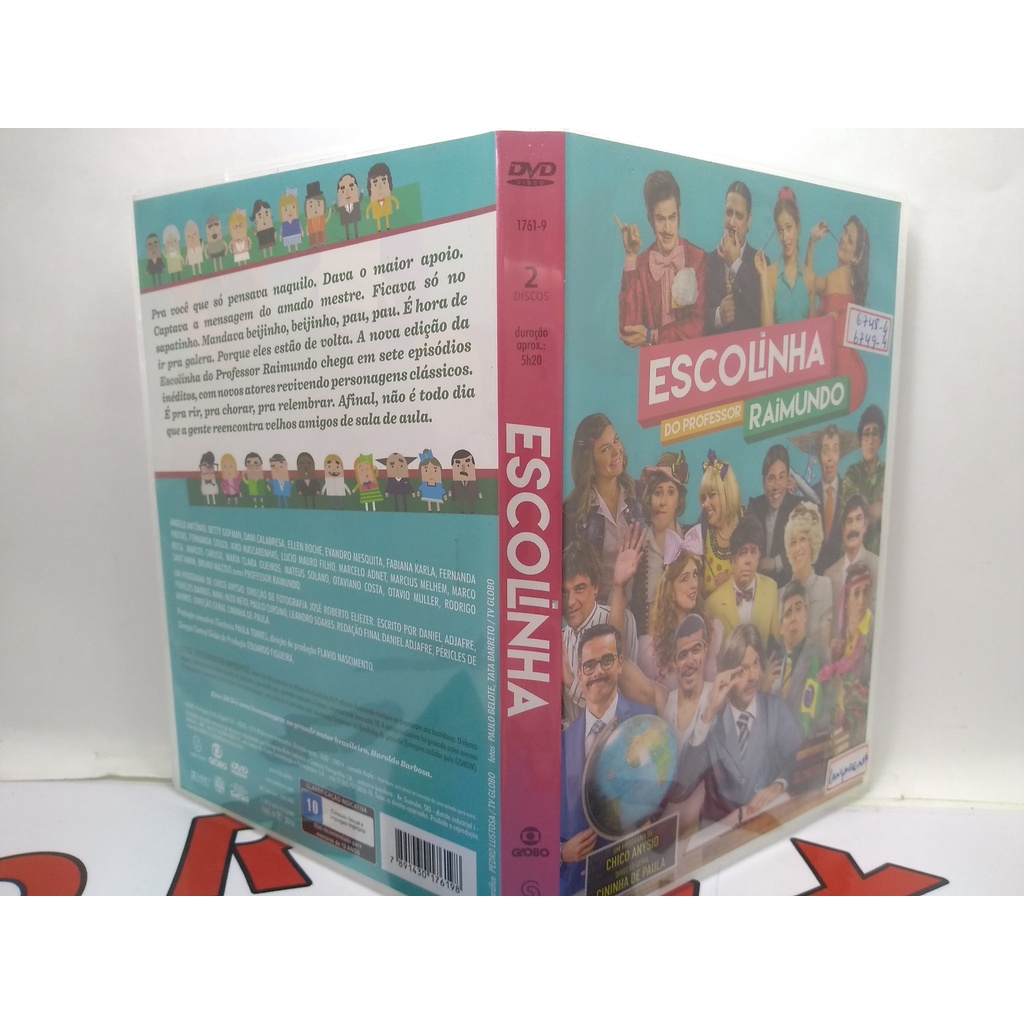 Dvd Escolinha Do Professor Raimundo Shopee Brasil