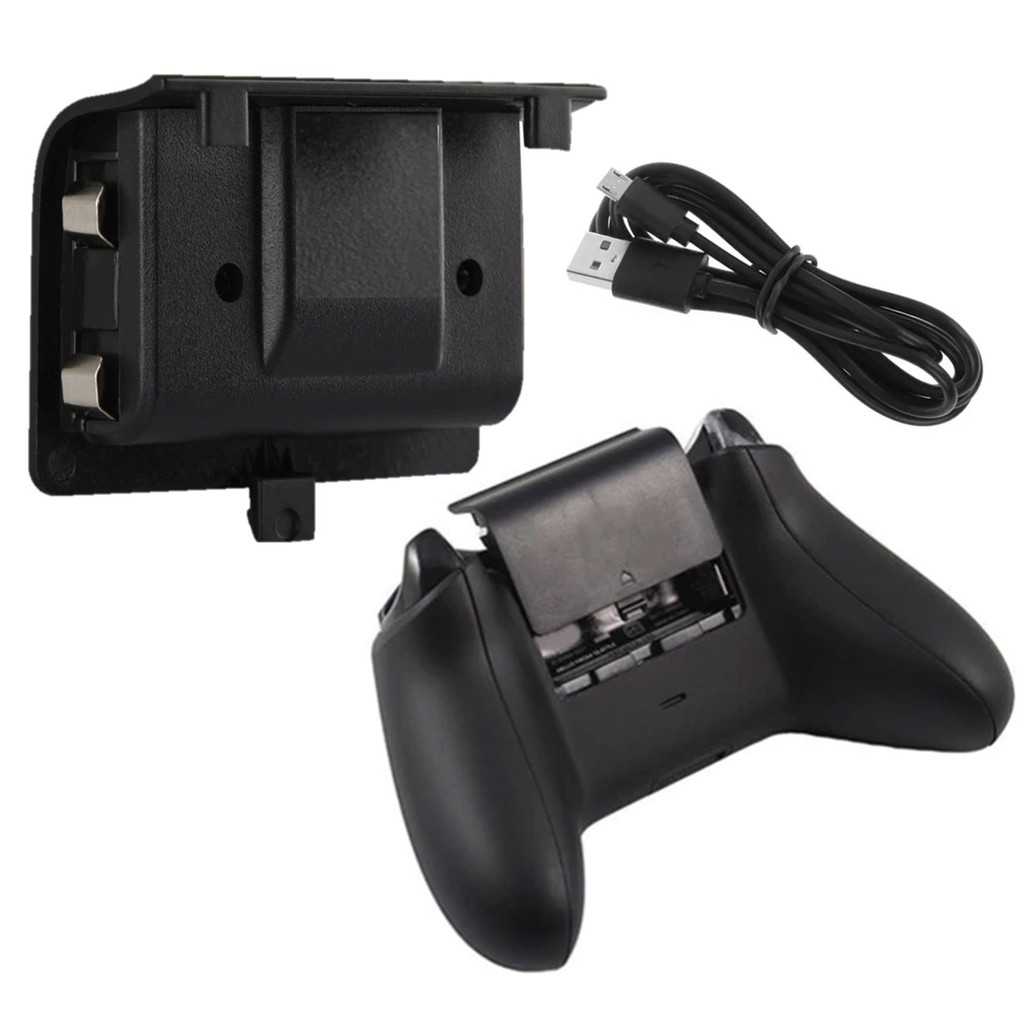 Bateria E Cabo Carregador Controle Xbox One Mah Charge Play Kit