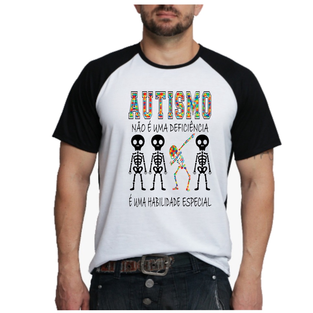 Camiseta Camisa Masculina Pai Autista Espectro Autismo Tdah Shopee Brasil