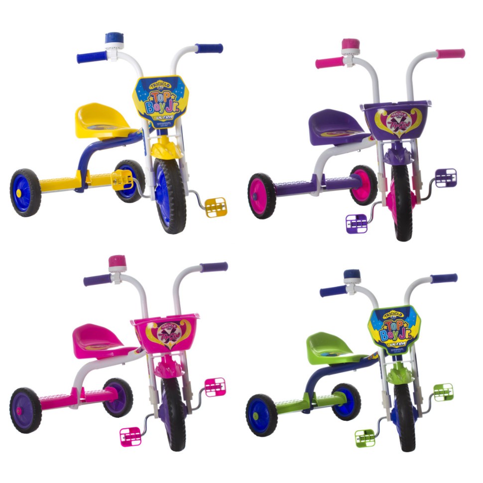 Triciclo Para Crian A Motoca Rodas Velotrol Bicicleta Infantil Ultra