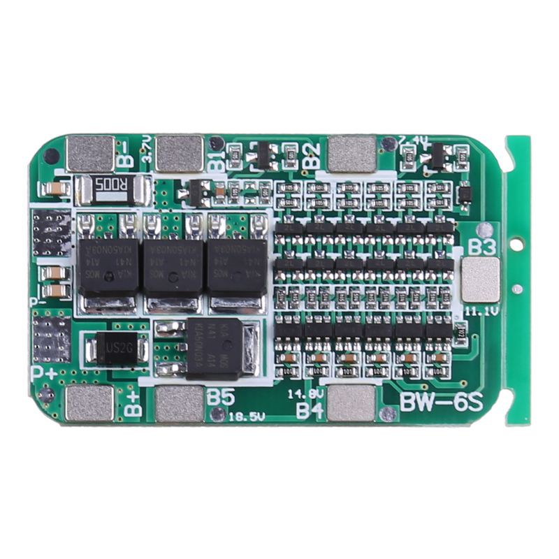 Luck 6s 15a 24v Bms Placa Pcb Proteção Li Ion De Lítio 18650 Células De