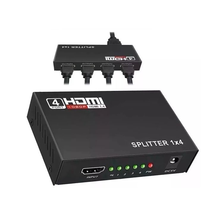 Splitter Duplicador Hub Cabo Hdmi X Divisor Full Hd D Shopee