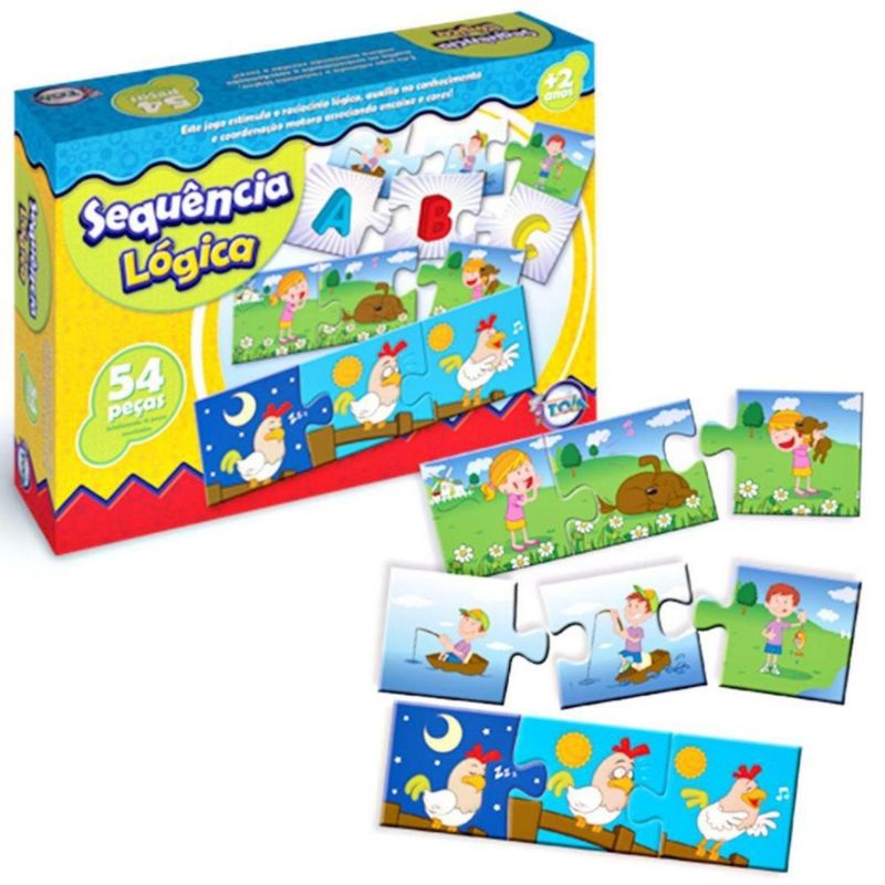 Jogo Educativo Infantil Sequ Ncia L Gica Envio Imediato Shopee Brasil