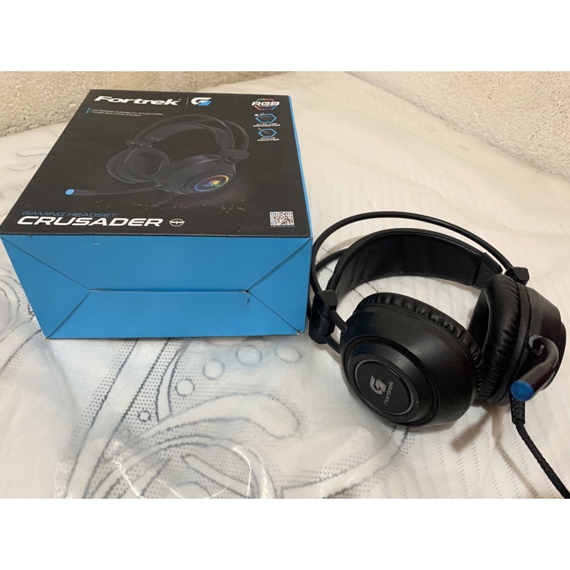 Headset Fortrek Crusader RGB Shopee Brasil