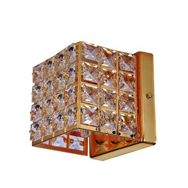 Arandela De Cristal Luxor Lll Dourada Arquitetizze Shopee Brasil