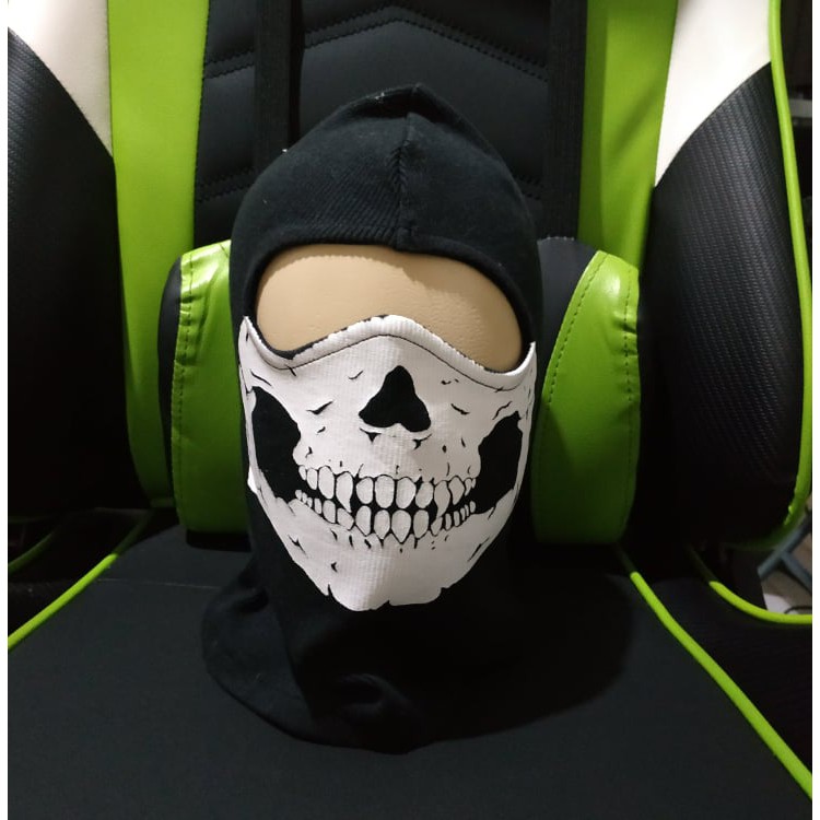 Touca Ninja Balaclava Caveira Shopee Brasil