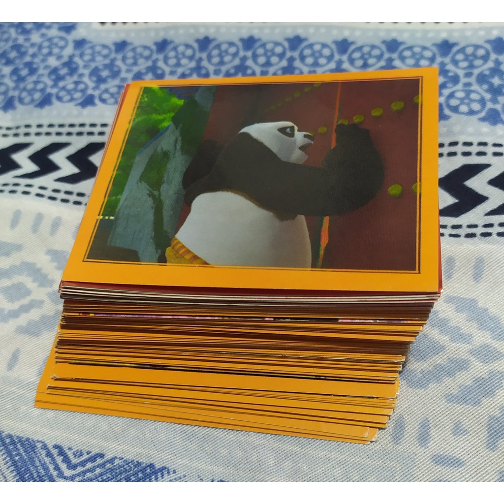 Lote De 100 Figurinhas Kung Fu Panda Shopee Brasil