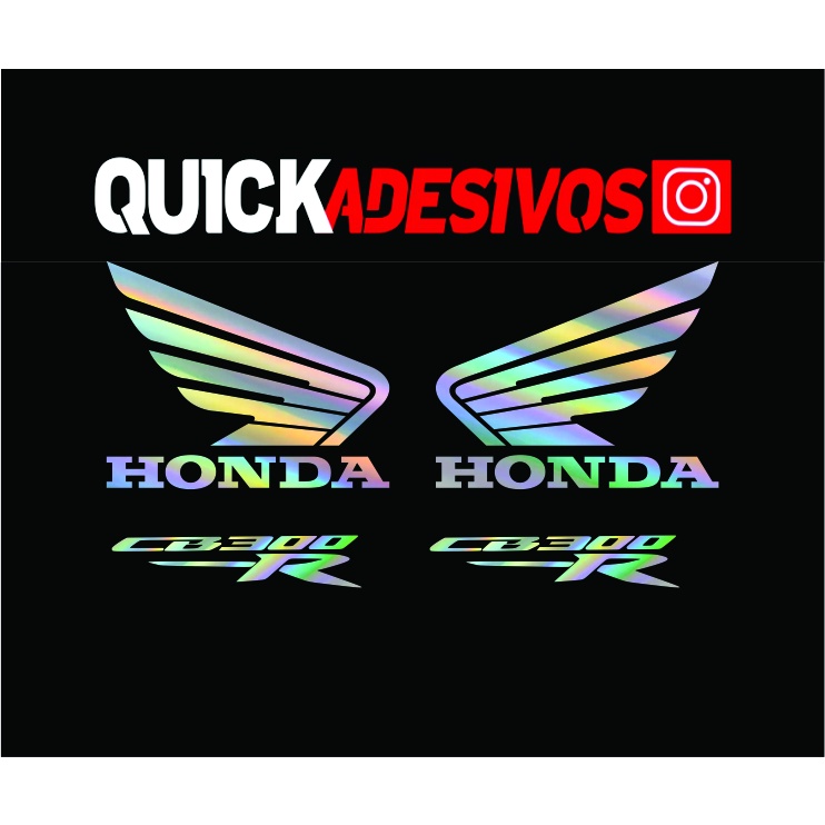 kit adesivos camaleão holografico honda cb 300 R Shopee Brasil