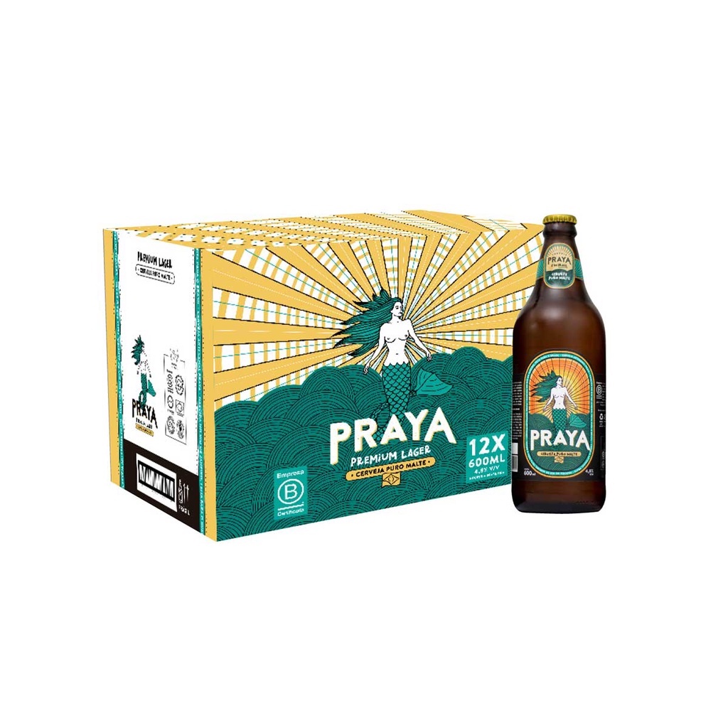 Cerveja Puro Malte Praya Pack Unidades Ml Shopee Brasil