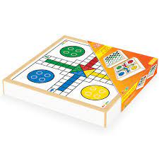 Jogo De Damas E Ludo Em Madeira Junges Brinquedos Shopee Brasil