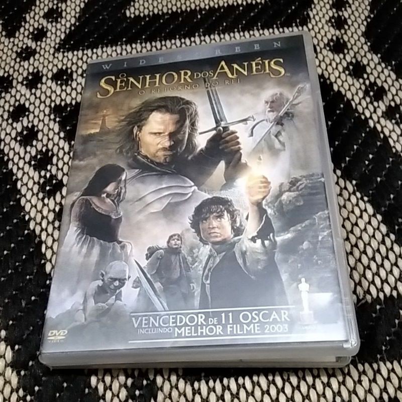 dvd o senhor dos anéis o retorno do rei Duplo luva Shopee Brasil