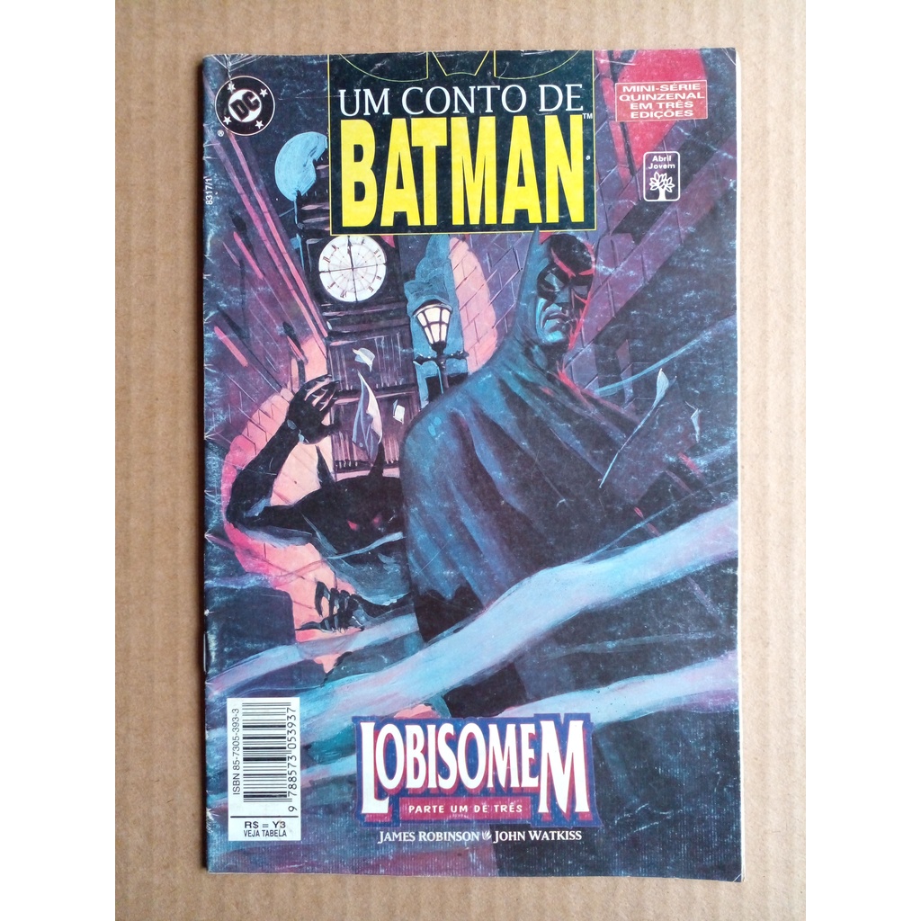 HQ Mini Série Um Conto de Batman Lobisomem nº 1 Editora Abril DC