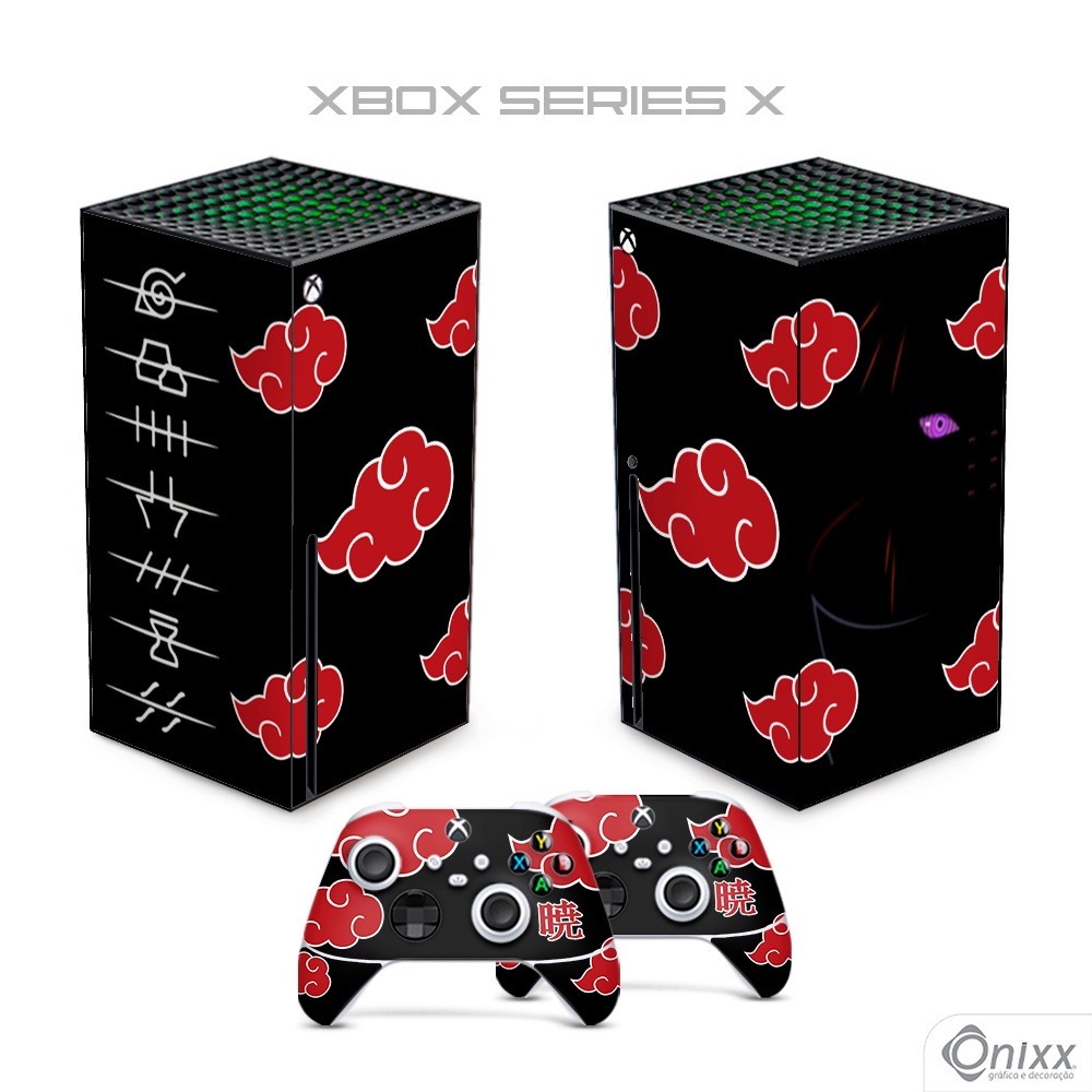 Skin Xbox Series X Adesiva Naruto Akatsuki Shopee Brasil