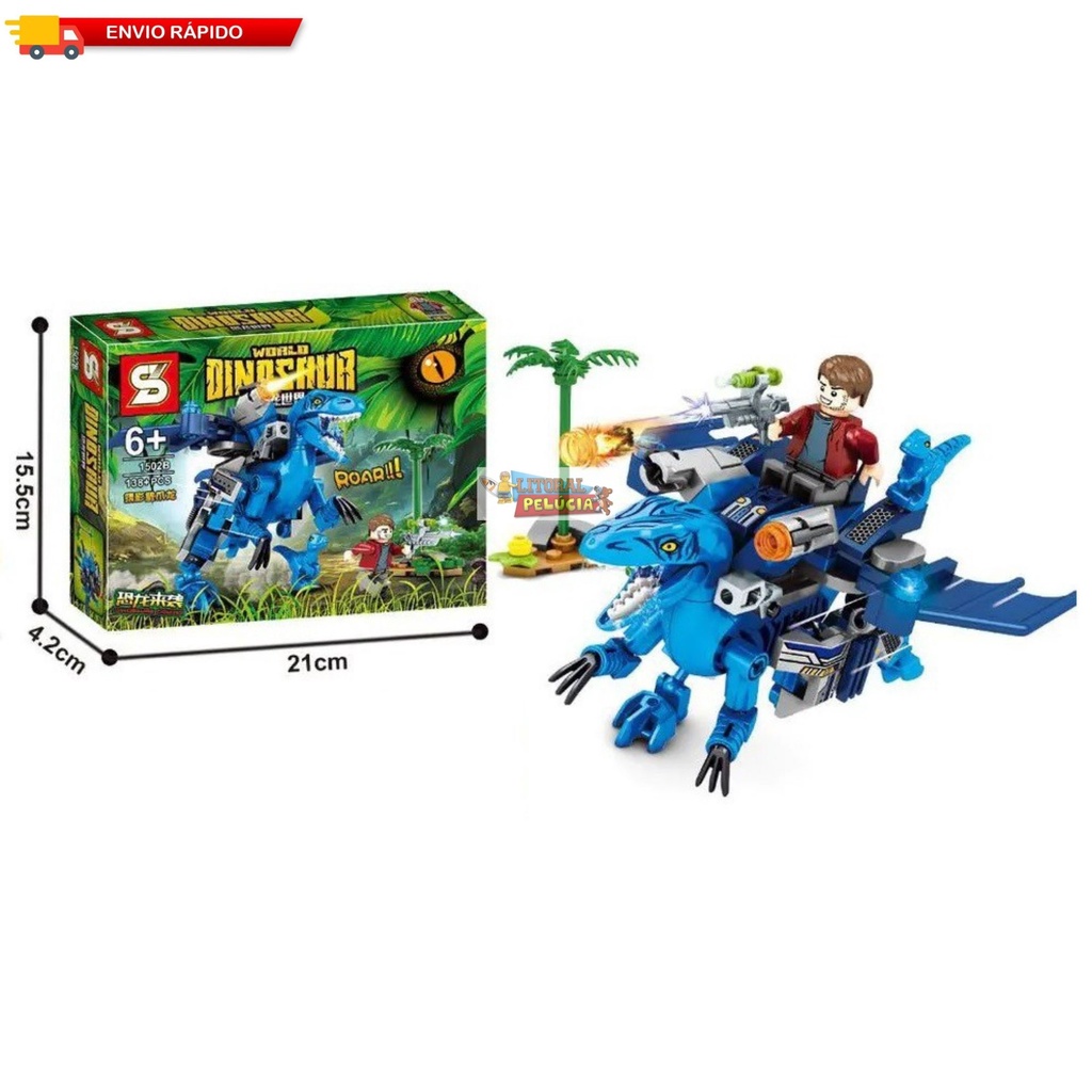 Blocos De Montar Dinossauro Jurassic World Jurassic Park Lego Shopee