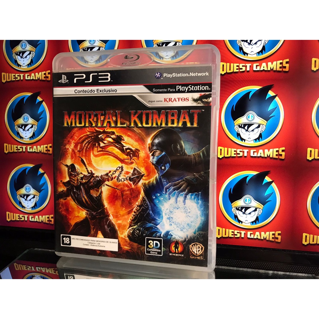 Mortal Kombat Ps Original M Dia F Sica Usado Shopee Brasil