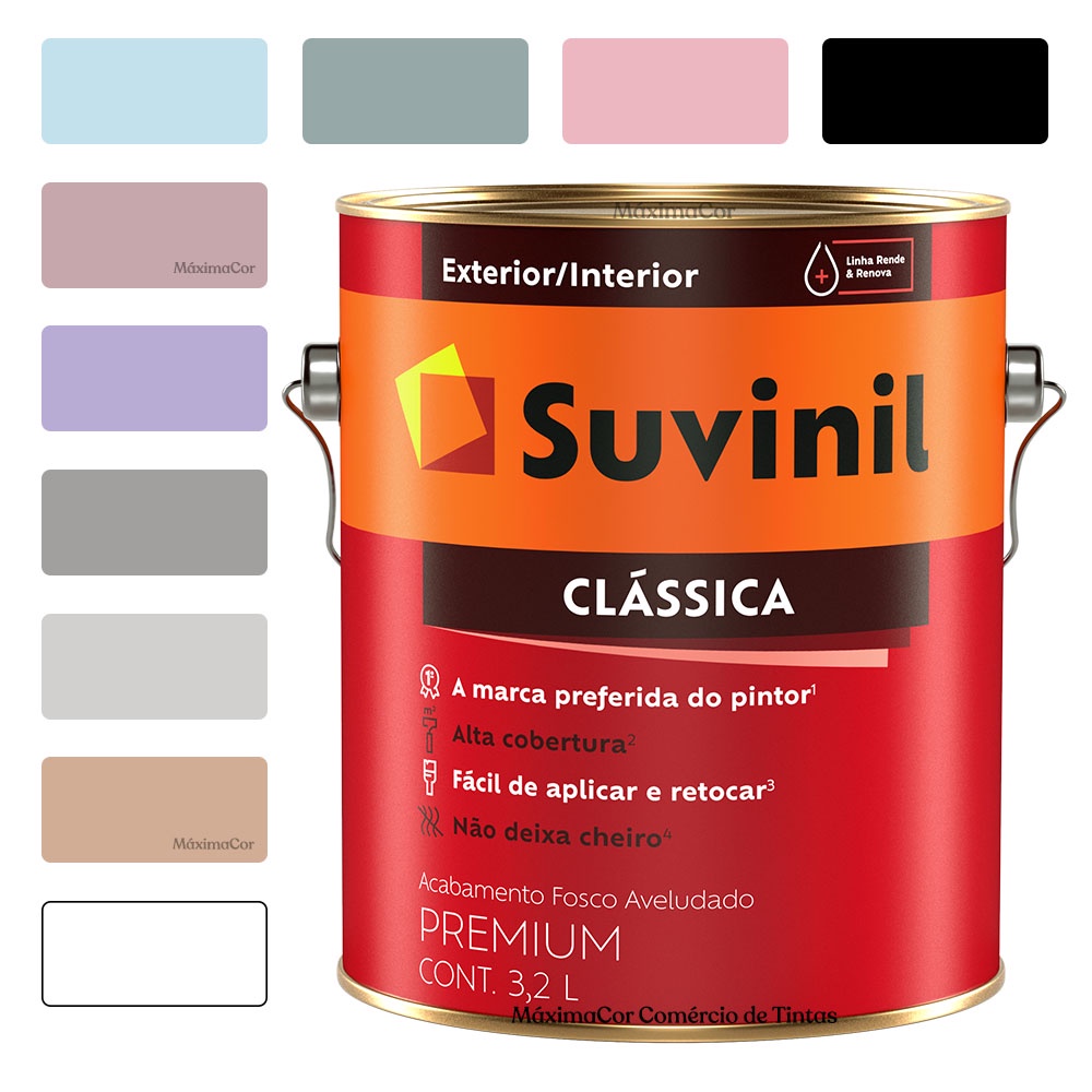 Tinta Anti Mofo Acr Lica Suvinil Cl Ssica Premium L Shopee Brasil