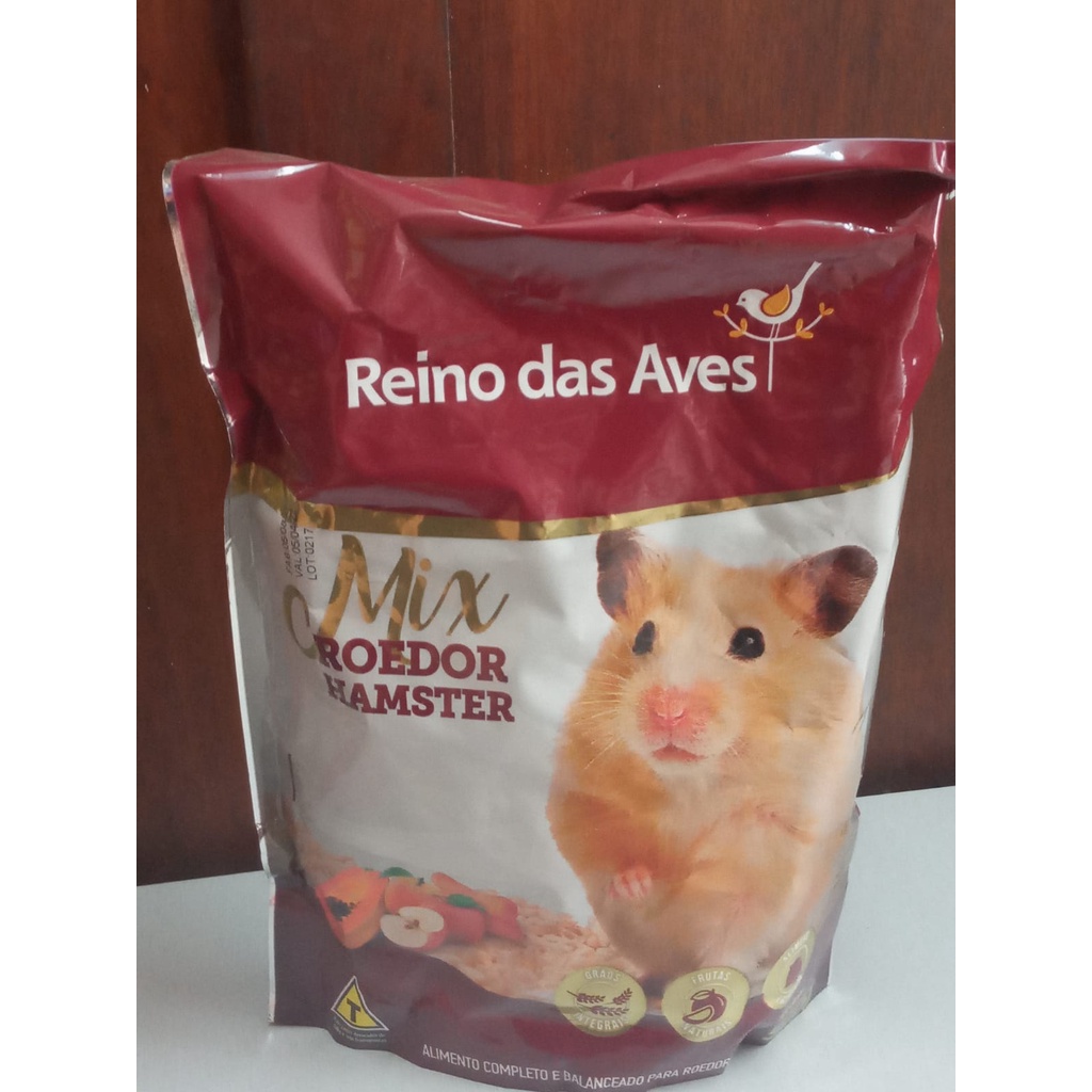 Ra O Roedor Hamster Reino Das Aves Mix Grs Shopee Brasil