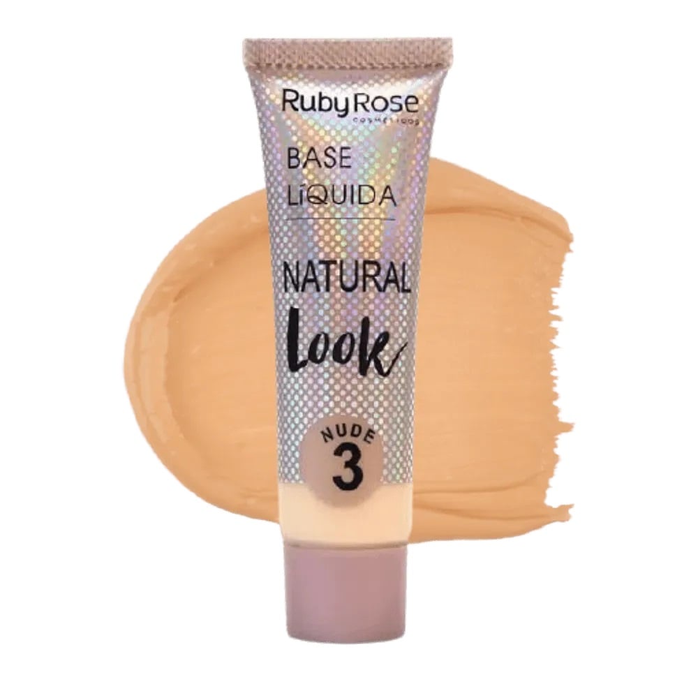 Base Liquida Natural Look Nude Ruby Rose Shopee Brasil