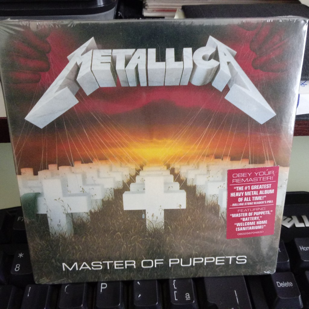 Cd Metallica Master Of Puppets Digipak Lacrado Shopee Brasil