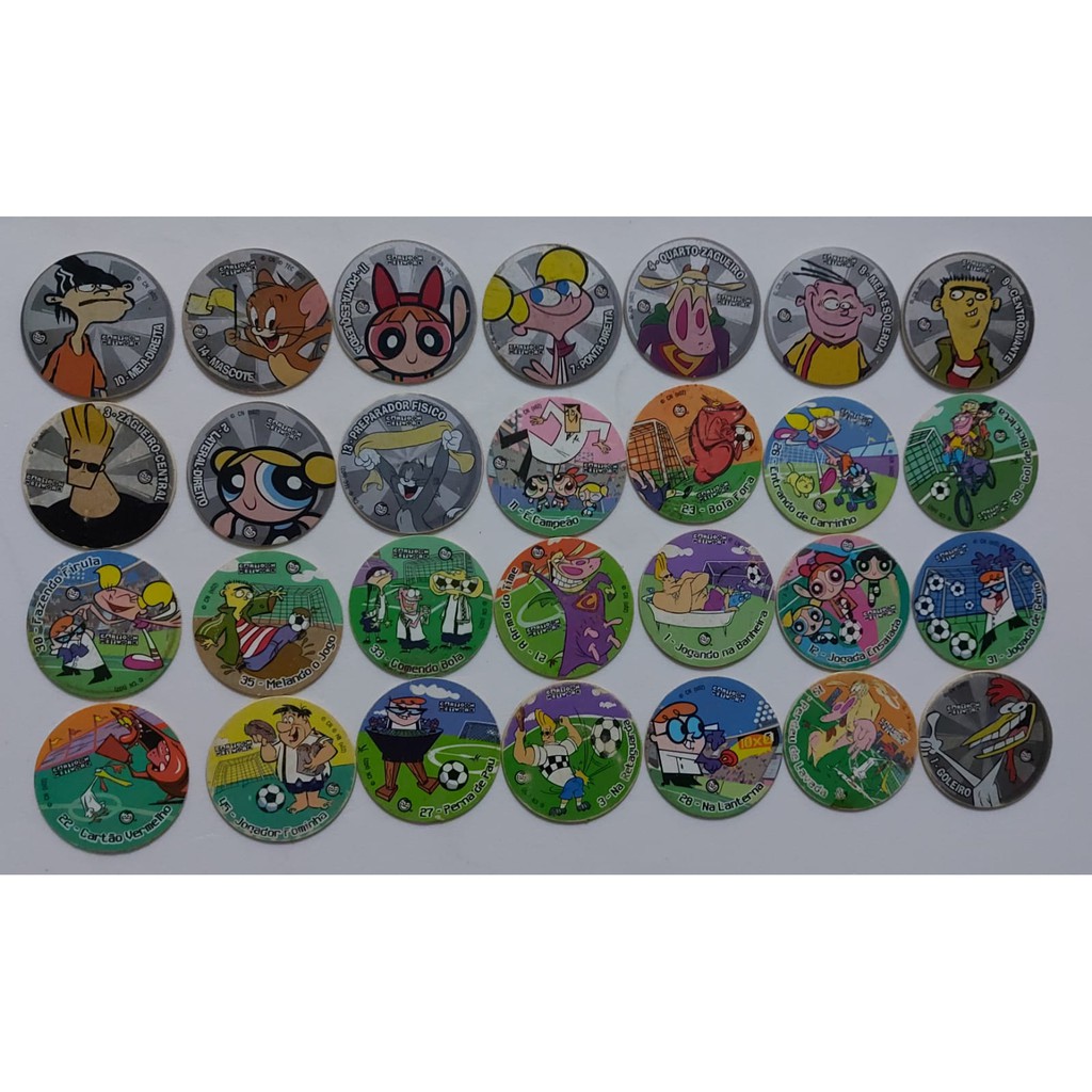 Tazos Copa Toon Elma Chips CartoonNetwork Shopee Brasil