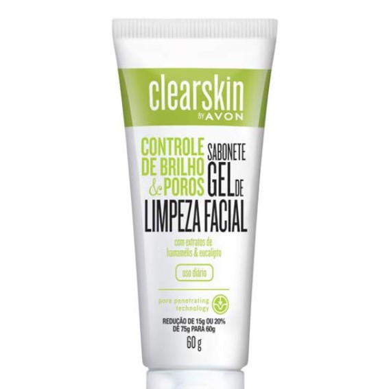 Sabonete Gel De Limpeza Clearskin 60g Avon Shopee Brasil