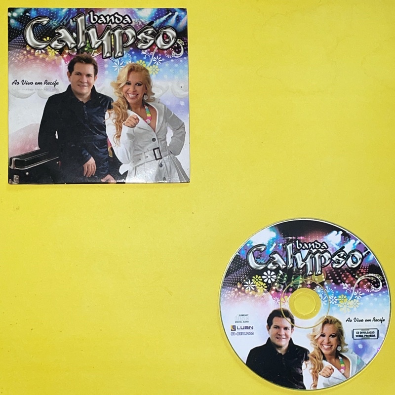 CD Promo Banda Calypso Ao Vivo Em Recife Shopee Brasil