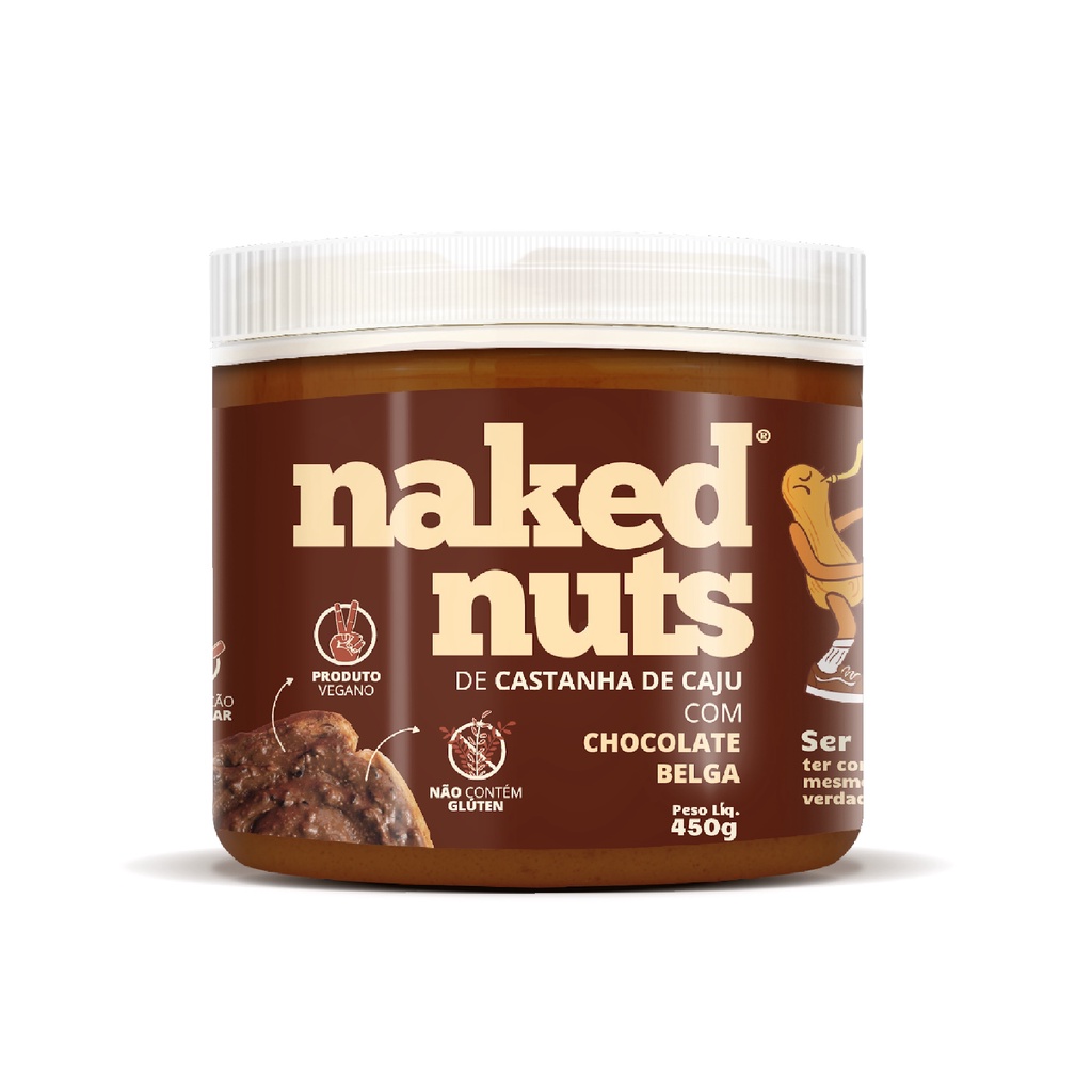 Pasta De Castanha De Caju Chocolate Belga G Naked Nuts