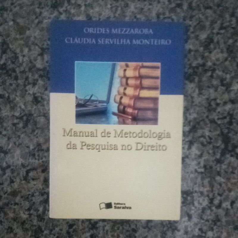 Manual De Metodologia Da Pesquisa No Direito Shopee Brasil