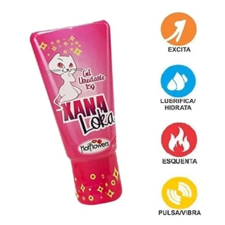 Gel Xana Loka Lubrificante Feminino Hot Flowers Original Shopee Brasil