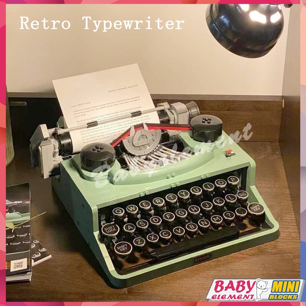 Blocos De Constru O Compat Vel Retro Typewriter Tijolos M Quina De