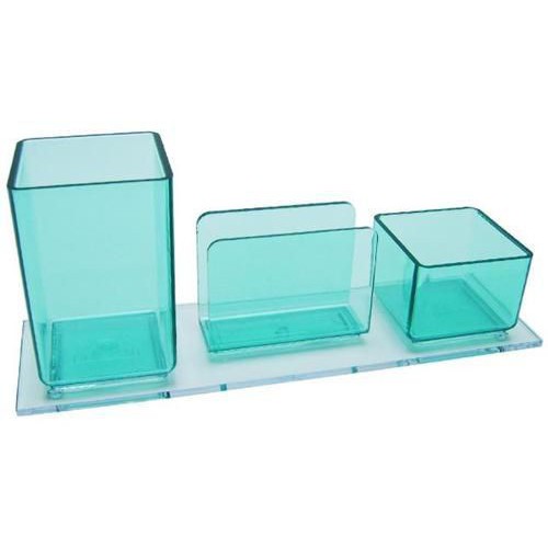 Porta Lapis Clips Lembrete Verde Clear Acrimet Shopee Brasil