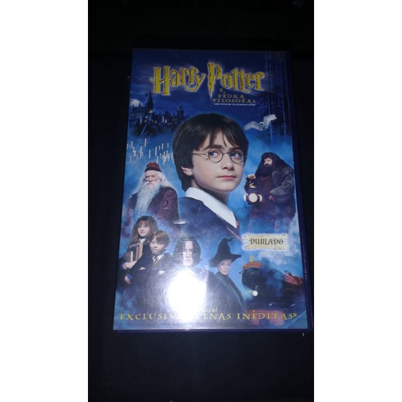 Vhs Harry Potter E A Pedra Filosofal Dublado Shopee Brasil