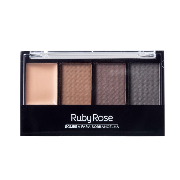 Paleta De Sobrancelha Ruby Rose Trio Sombra Primer Shopee Brasil