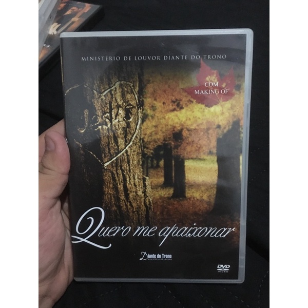 Dvd Quero Me Apaixonar Diante Do Trono Shopee Brasil