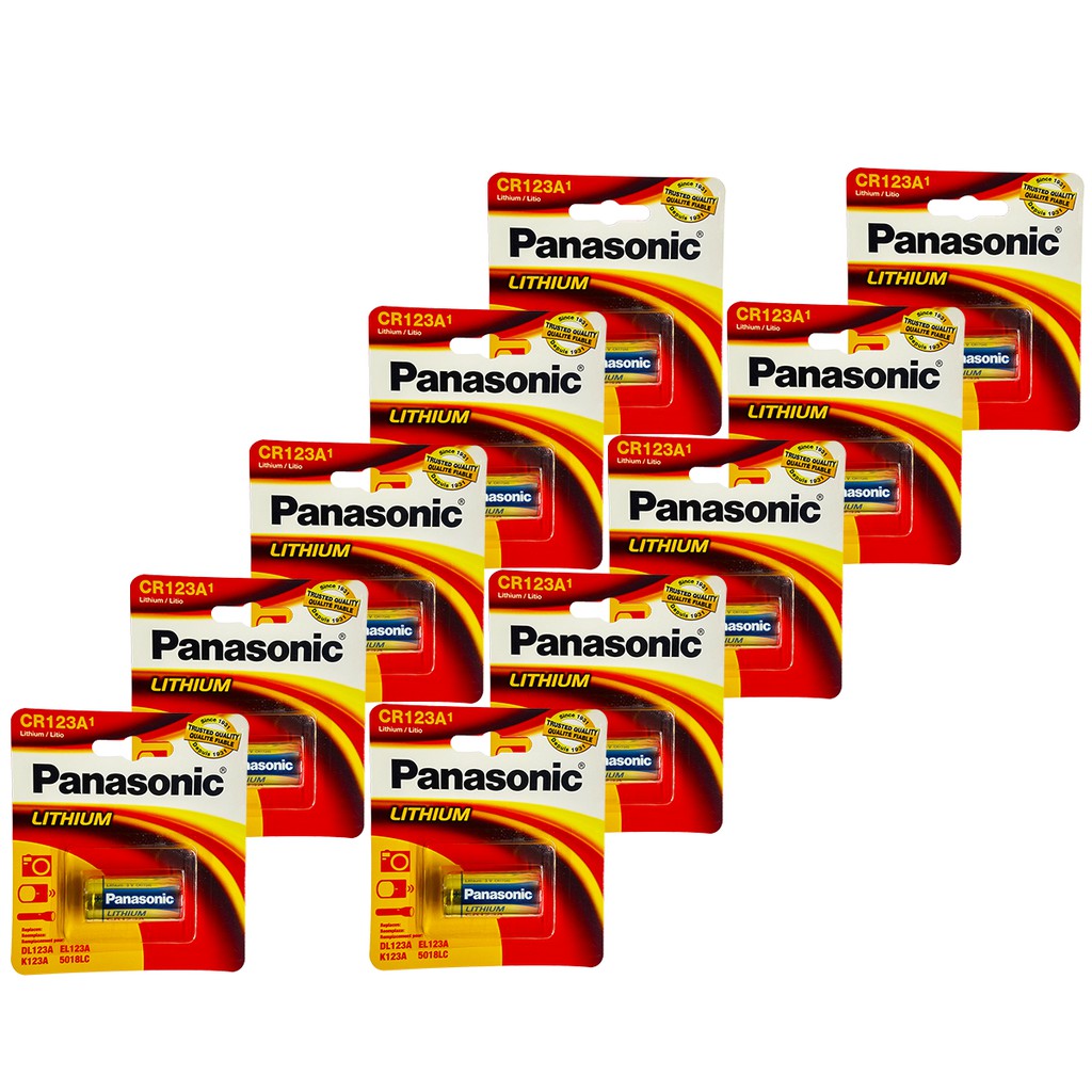 Kit Cartelas De Bateria Panasonic V Cr A Lithium Photo