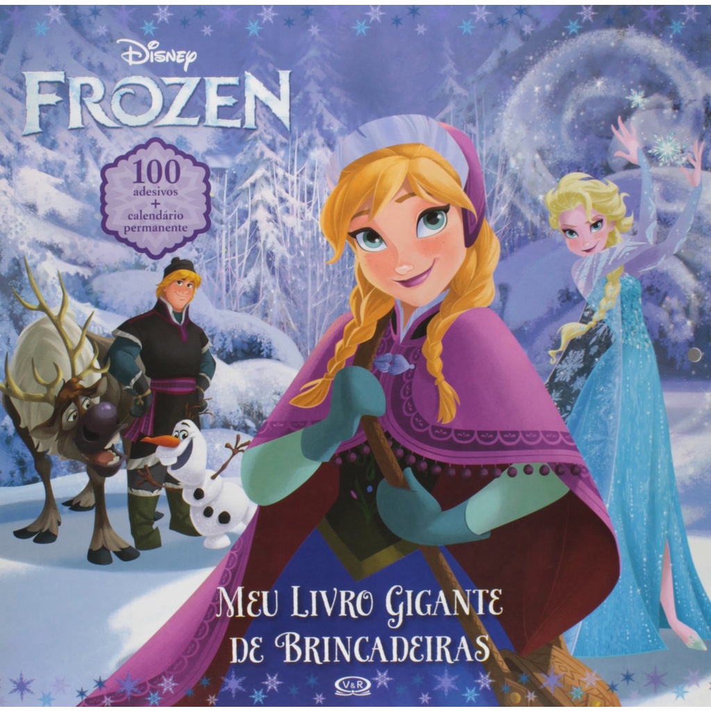 FROZEN MEU LIVRO GIGANTE DE BRINCADEIRAS Shopee Brasil