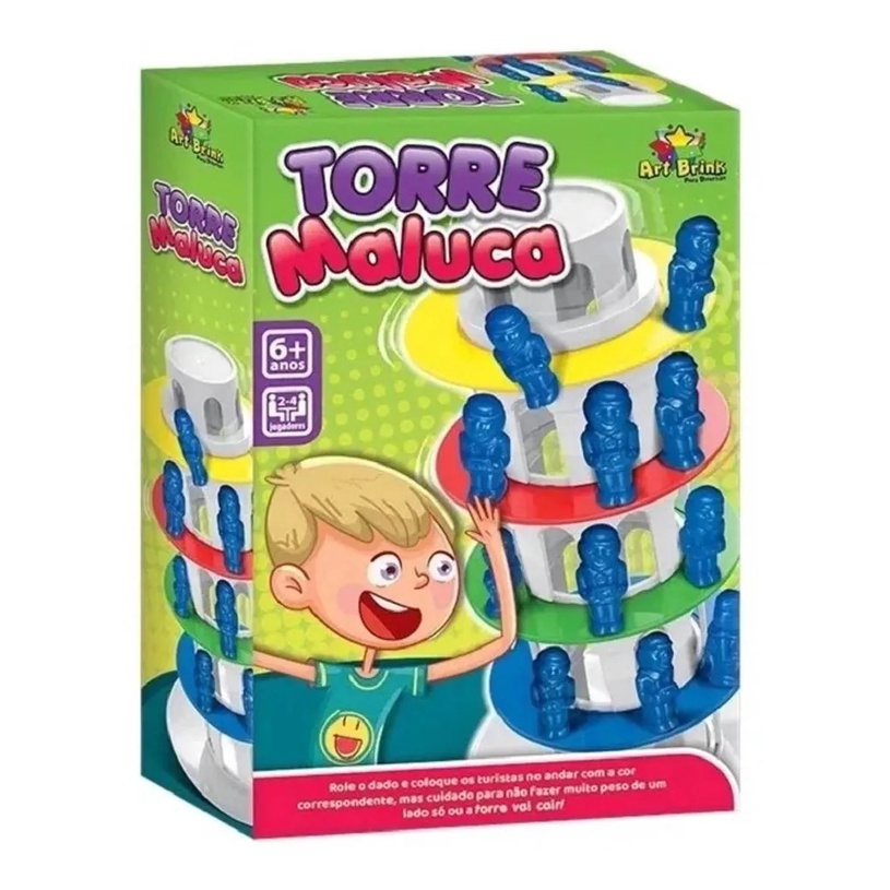 Jogo Torre Maluca Caiu Perdeu Brinquedo Estrat Gia Shopee Brasil