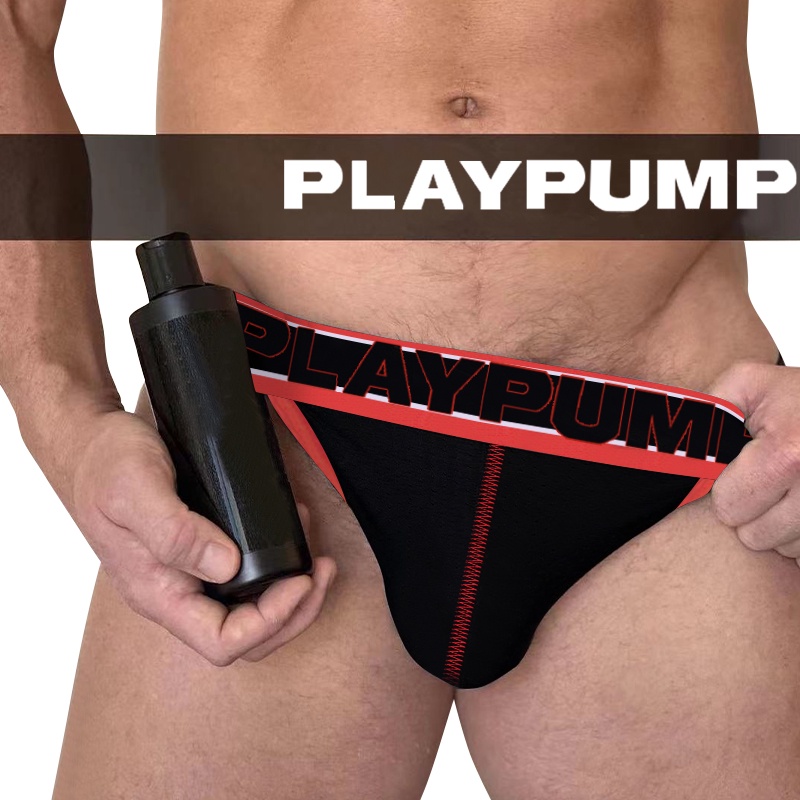 Play Pump Nova Chegada Modal Cuecas Gay Homens Sexy Roupa Interior