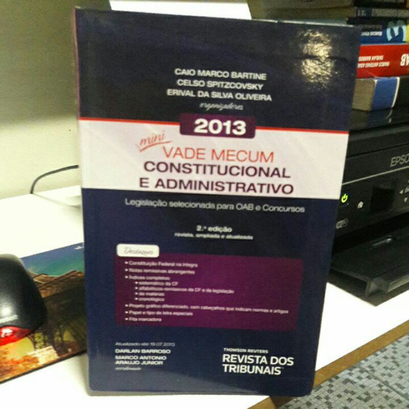 Livro Mini Vade Mecum Constitucional E Administrativo Shopee Brasil