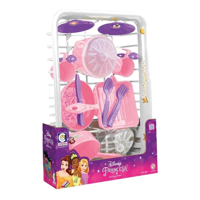 Brinquedo Rosa Disney Princesa Escorredor Cotiplas Shopee Brasil