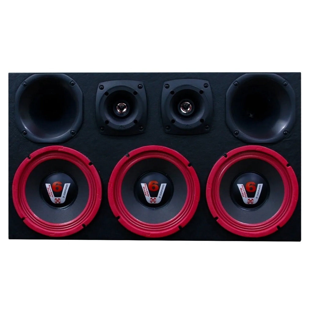 Caixa Som Automotivo Caixa Trio Alto Falantes Woofer Pancad O