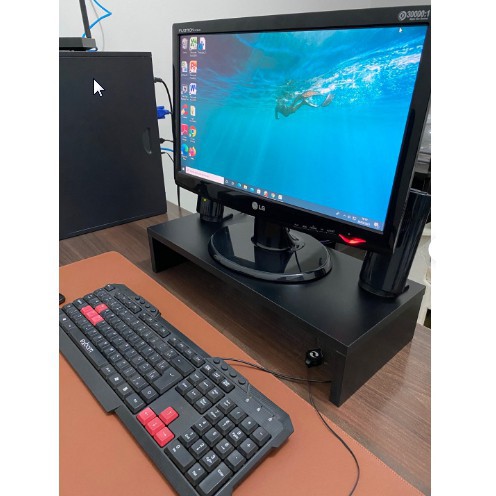 SUPORTE BASE PARA MONITOR pronta entrega ERGONÔMICO MESINHA Shopee Brasil