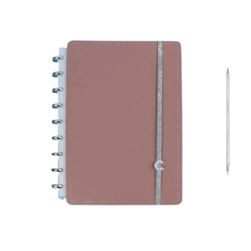 Caderno Inteligente Chic Nude Médio Shopee Brasil