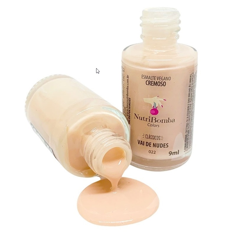 Esmalte Nude Nutribomba Colors Coleção Clássicos Diversas Cores Cor