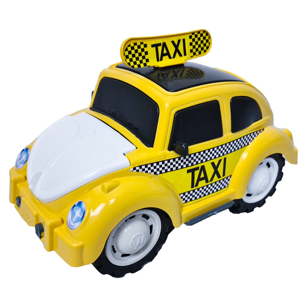 Carrinho Fusca Taxi Amarelo Cm Fusca Miniatura Cl Ssico Shopee