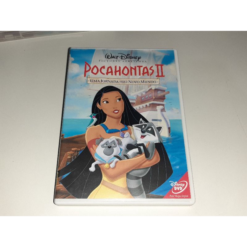 Dvd Pocahontas 2 Uma Jornada Para O Novo Mundo Shopee Brasil