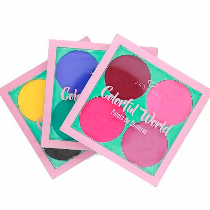 Paleta De Sombras Jasmyne Colorful World Shopee Brasil