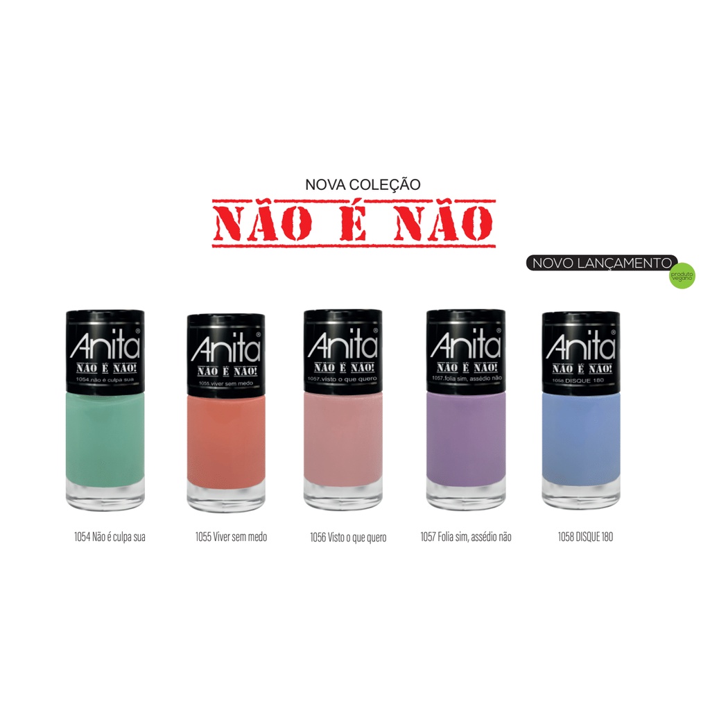 Kit Esmaltes Anita Ml Escolha Suas Cores Shopee Brasil