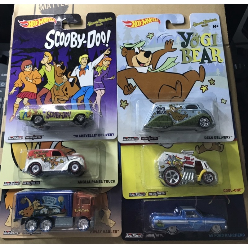 Premium Hanna Barbera Pop Culture Set Completo Hot Wheels