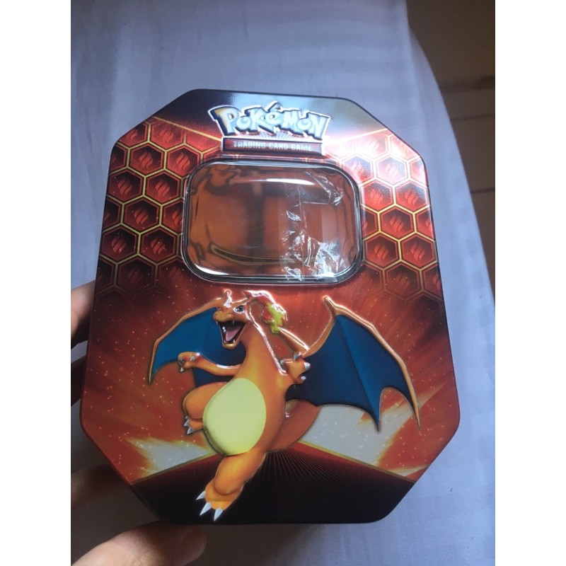 Carta De Pok Mon Lata Rara Do Charizard Destinos Ocultos Shopee